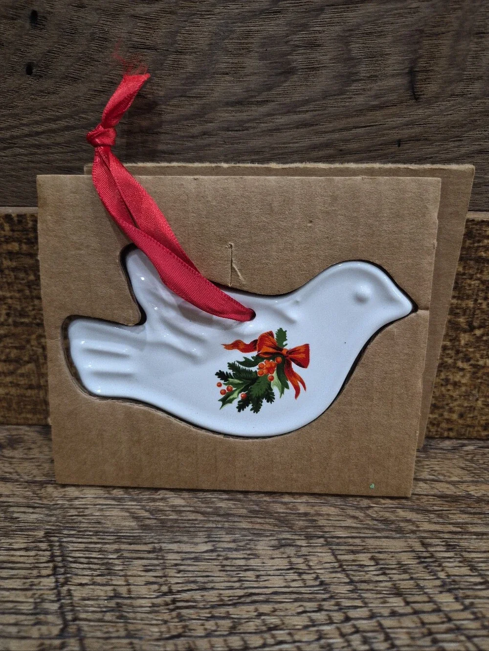 Vintage New Pfaltzgraff Christmas Heritage Dove Ornament 1993